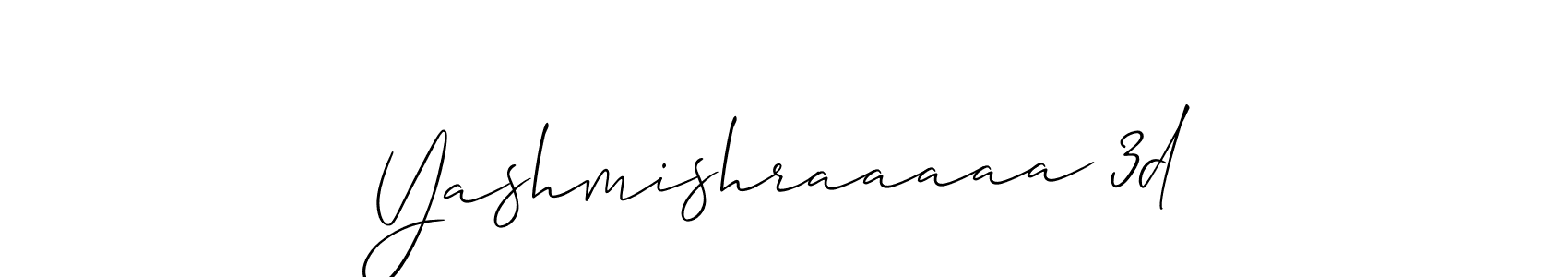 Also we have Yashmishraaaaa 3d name is the best signature style. Create professional handwritten signature collection using Allison_Script autograph style. Yashmishraaaaa 3d signature style 2 images and pictures png