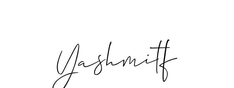 Make a beautiful signature design for name Yashmitf. With this signature (Allison_Script) style, you can create a handwritten signature for free. Yashmitf signature style 2 images and pictures png