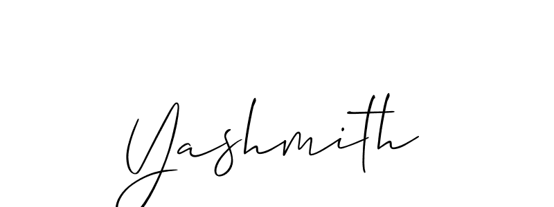 Similarly Allison_Script is the best handwritten signature design. Signature creator online .You can use it as an online autograph creator for name Yashmith. Yashmith signature style 2 images and pictures png