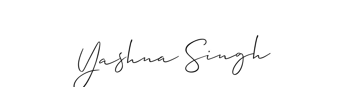 The best way (Allison_Script) to make a short signature is to pick only two or three words in your name. The name Yashna Singh include a total of six letters. For converting this name. Yashna Singh signature style 2 images and pictures png