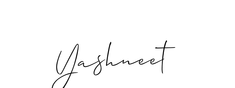 How to make Yashneet name signature. Use Allison_Script style for creating short signs online. This is the latest handwritten sign. Yashneet signature style 2 images and pictures png