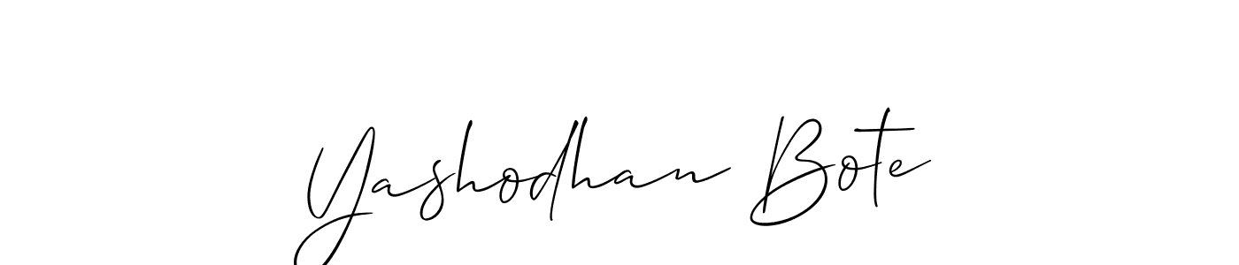 How to Draw Yashodhan Bote signature style? Allison_Script is a latest design signature styles for name Yashodhan Bote. Yashodhan Bote signature style 2 images and pictures png