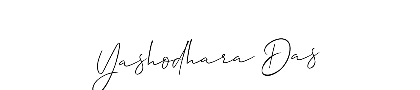 Also we have Yashodhara Das name is the best signature style. Create professional handwritten signature collection using Allison_Script autograph style. Yashodhara Das signature style 2 images and pictures png