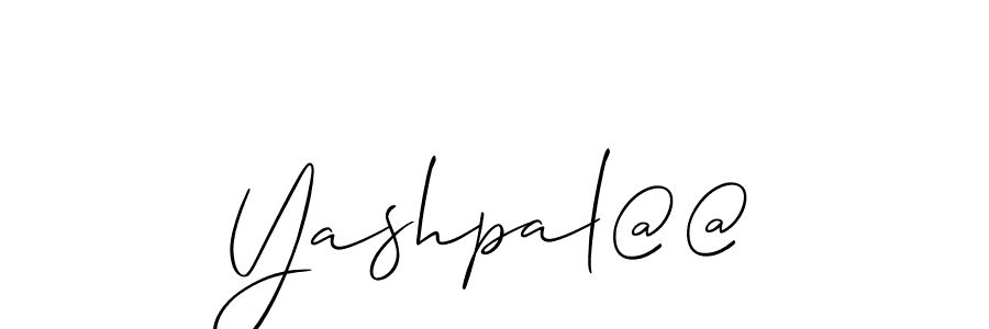 Similarly Allison_Script is the best handwritten signature design. Signature creator online .You can use it as an online autograph creator for name Yashpal@@. Yashpal@@ signature style 2 images and pictures png