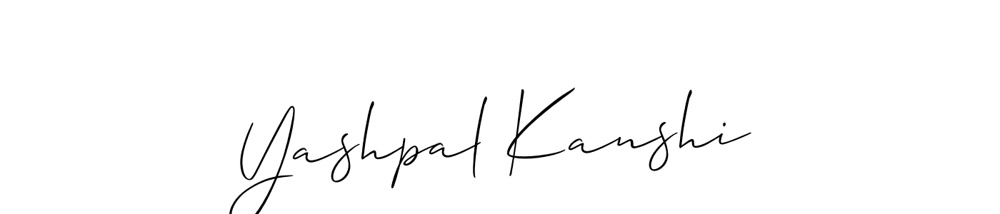 Make a beautiful signature design for name Yashpal Kanshi. Use this online signature maker to create a handwritten signature for free. Yashpal Kanshi signature style 2 images and pictures png