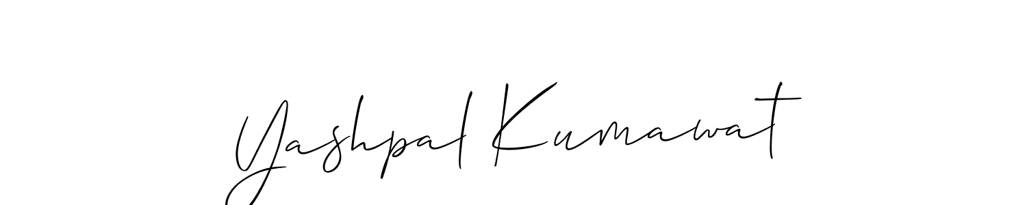 You can use this online signature creator to create a handwritten signature for the name Yashpal Kumawat. This is the best online autograph maker. Yashpal Kumawat signature style 2 images and pictures png