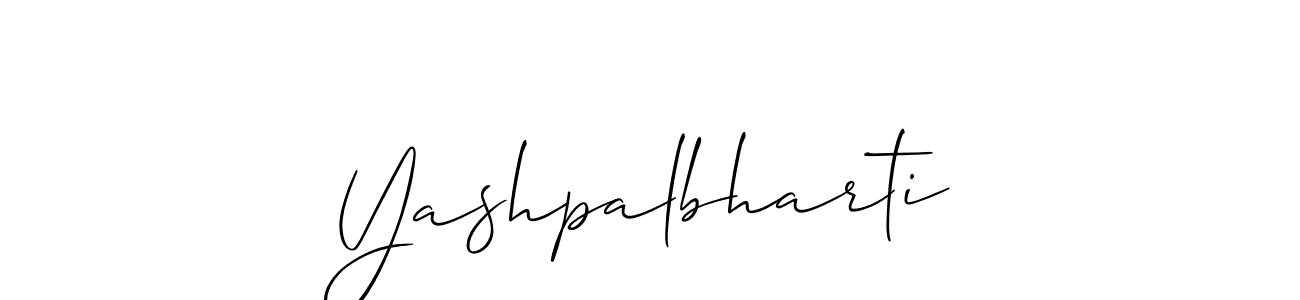 You should practise on your own different ways (Allison_Script) to write your name (Yashpalbharti) in signature. don't let someone else do it for you. Yashpalbharti signature style 2 images and pictures png