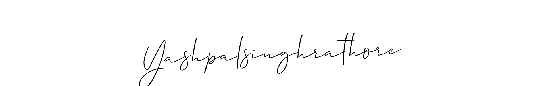 It looks lik you need a new signature style for name Yashpalsinghrathore. Design unique handwritten (Allison_Script) signature with our free signature maker in just a few clicks. Yashpalsinghrathore signature style 2 images and pictures png