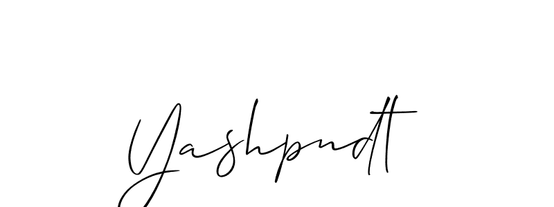 Make a short Yashpndt signature style. Manage your documents anywhere anytime using Allison_Script. Create and add eSignatures, submit forms, share and send files easily. Yashpndt signature style 2 images and pictures png