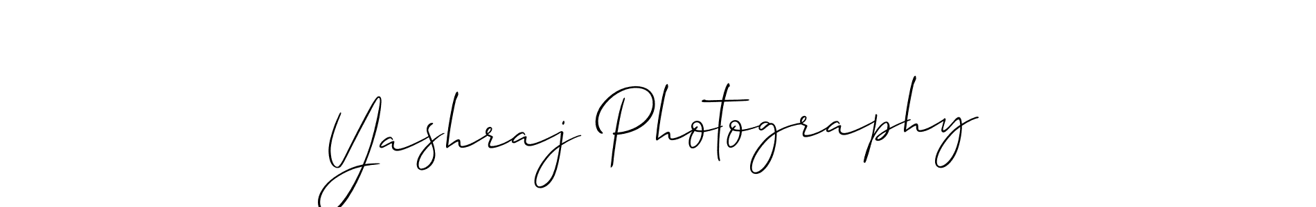 Yashraj Photography stylish signature style. Best Handwritten Sign (Allison_Script) for my name. Handwritten Signature Collection Ideas for my name Yashraj Photography. Yashraj Photography signature style 2 images and pictures png