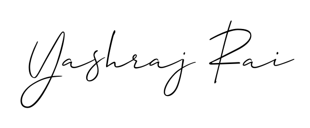 This is the best signature style for the Yashraj Rai name. Also you like these signature font (Allison_Script). Mix name signature. Yashraj Rai signature style 2 images and pictures png
