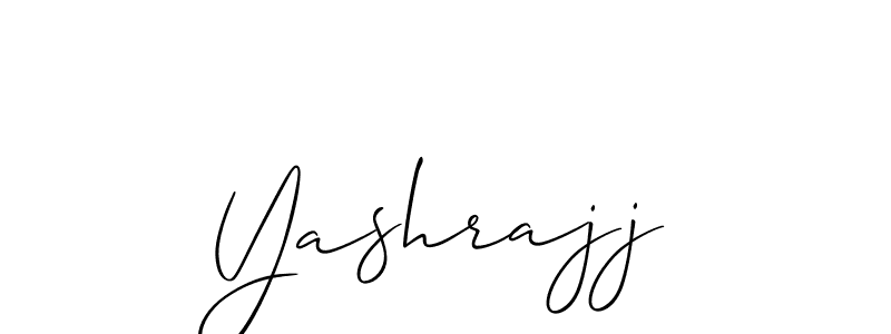 How to make Yashrajj signature? Allison_Script is a professional autograph style. Create handwritten signature for Yashrajj name. Yashrajj signature style 2 images and pictures png