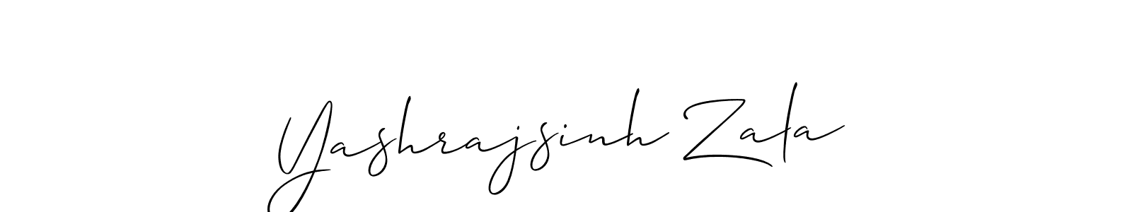 if you are searching for the best signature style for your name Yashrajsinh Zala. so please give up your signature search. here we have designed multiple signature styles  using Allison_Script. Yashrajsinh Zala signature style 2 images and pictures png