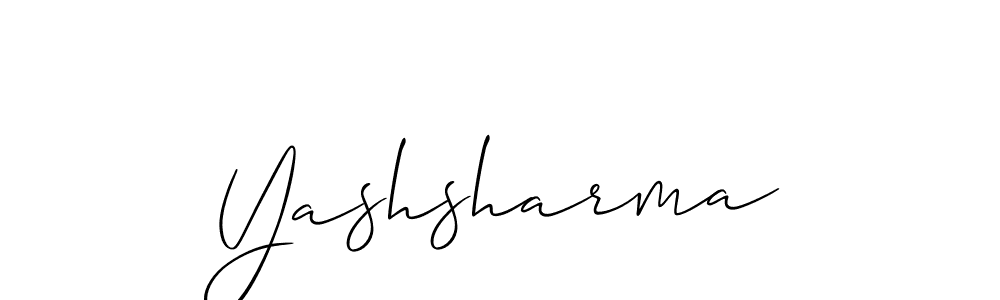 Make a short Yashsharma signature style. Manage your documents anywhere anytime using Allison_Script. Create and add eSignatures, submit forms, share and send files easily. Yashsharma signature style 2 images and pictures png