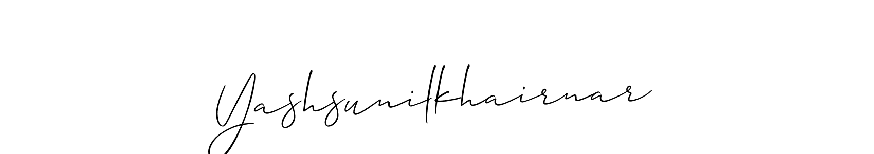 Once you've used our free online signature maker to create your best signature Allison_Script style, it's time to enjoy all of the benefits that Yashsunilkhairnar name signing documents. Yashsunilkhairnar signature style 2 images and pictures png