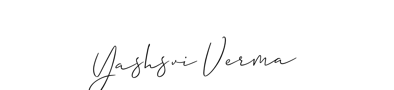 Similarly Allison_Script is the best handwritten signature design. Signature creator online .You can use it as an online autograph creator for name Yashsvi Verma. Yashsvi Verma signature style 2 images and pictures png