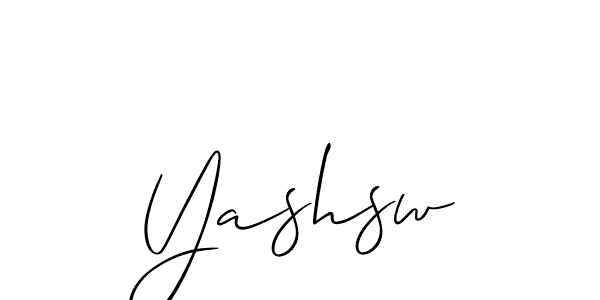 Yashsw stylish signature style. Best Handwritten Sign (Allison_Script) for my name. Handwritten Signature Collection Ideas for my name Yashsw. Yashsw signature style 2 images and pictures png