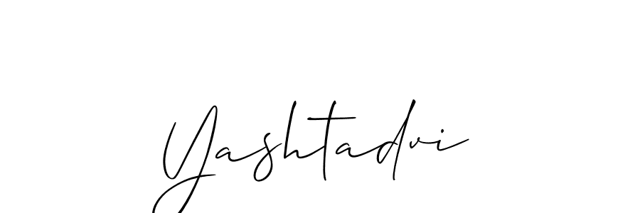 Yashtadvi stylish signature style. Best Handwritten Sign (Allison_Script) for my name. Handwritten Signature Collection Ideas for my name Yashtadvi. Yashtadvi signature style 2 images and pictures png