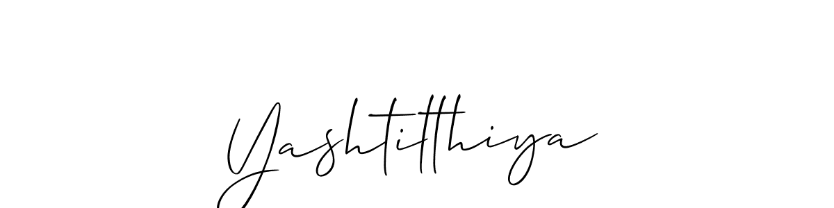 if you are searching for the best signature style for your name Yashtilthiya. so please give up your signature search. here we have designed multiple signature styles  using Allison_Script. Yashtilthiya signature style 2 images and pictures png