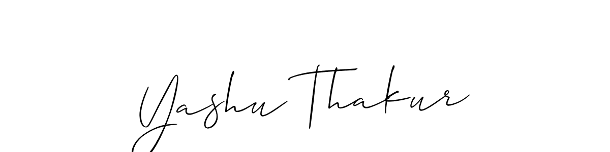 Best and Professional Signature Style for Yashu Thakur. Allison_Script Best Signature Style Collection. Yashu Thakur signature style 2 images and pictures png