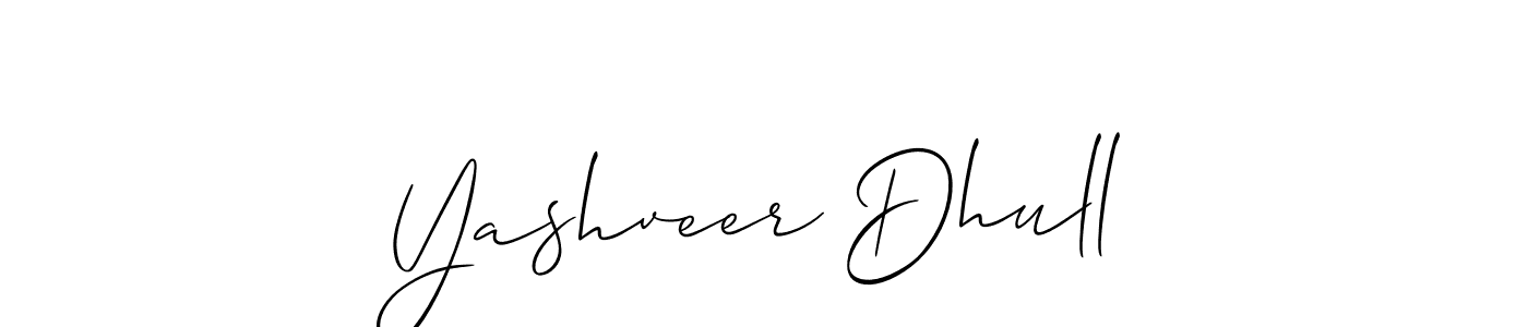 How to Draw Yashveer Dhull signature style? Allison_Script is a latest design signature styles for name Yashveer Dhull. Yashveer Dhull signature style 2 images and pictures png