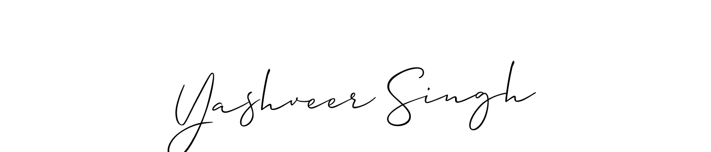 How to make Yashveer Singh name signature. Use Allison_Script style for creating short signs online. This is the latest handwritten sign. Yashveer Singh signature style 2 images and pictures png