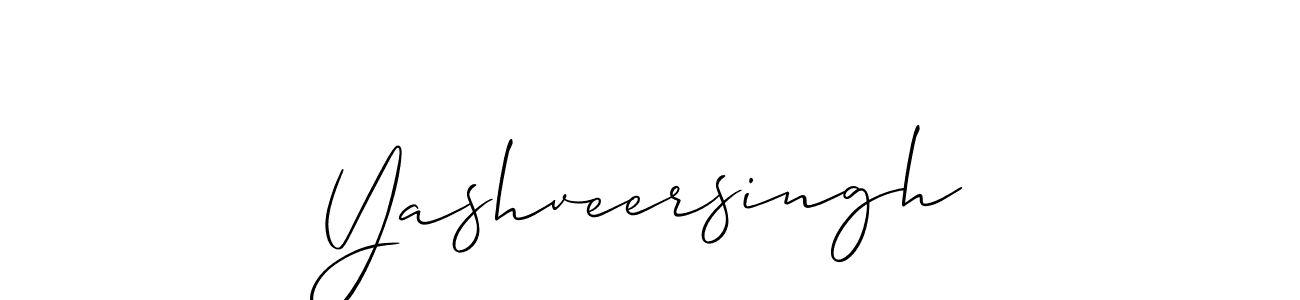 It looks lik you need a new signature style for name Yashveersingh. Design unique handwritten (Allison_Script) signature with our free signature maker in just a few clicks. Yashveersingh signature style 2 images and pictures png