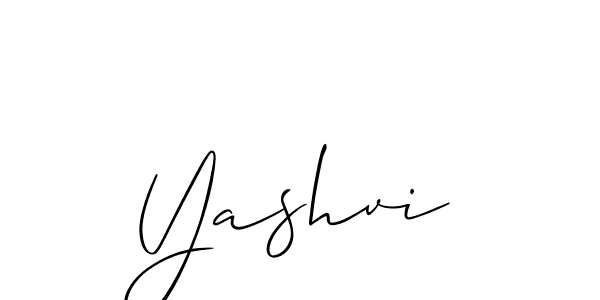 Allison_Script is a professional signature style that is perfect for those who want to add a touch of class to their signature. It is also a great choice for those who want to make their signature more unique. Get Yashvi name to fancy signature for free. Yashvi signature style 2 images and pictures png