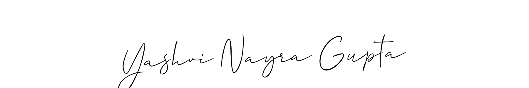 Best and Professional Signature Style for Yashvi Nayra Gupta. Allison_Script Best Signature Style Collection. Yashvi Nayra Gupta signature style 2 images and pictures png