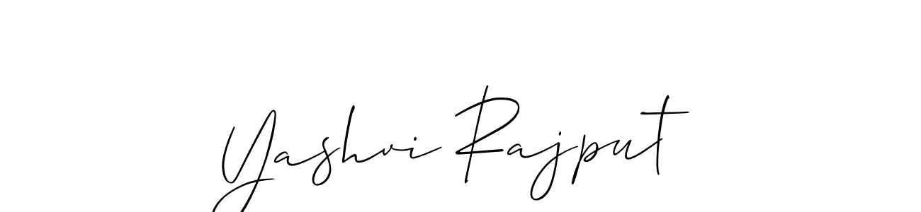 Yashvi Rajput stylish signature style. Best Handwritten Sign (Allison_Script) for my name. Handwritten Signature Collection Ideas for my name Yashvi Rajput. Yashvi Rajput signature style 2 images and pictures png