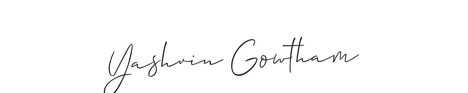 Here are the top 10 professional signature styles for the name Yashvin Gowtham. These are the best autograph styles you can use for your name. Yashvin Gowtham signature style 2 images and pictures png