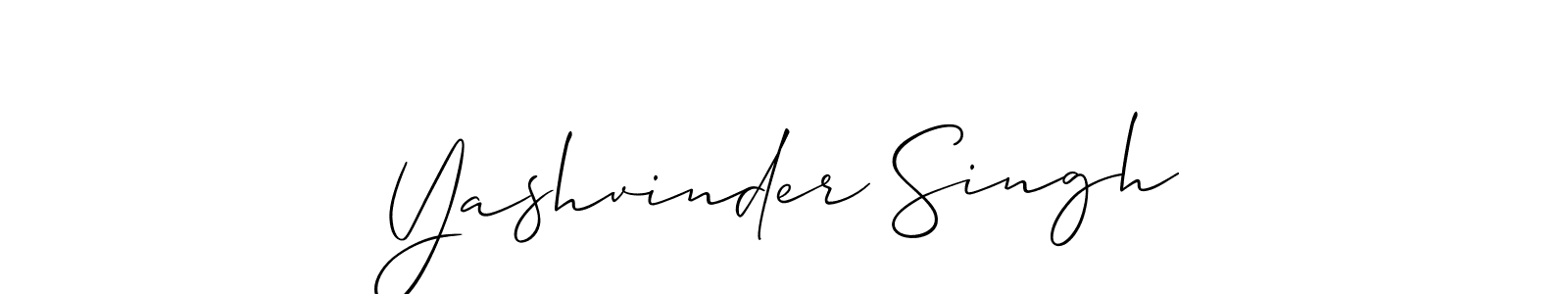 Yashvinder Singh stylish signature style. Best Handwritten Sign (Allison_Script) for my name. Handwritten Signature Collection Ideas for my name Yashvinder Singh. Yashvinder Singh signature style 2 images and pictures png