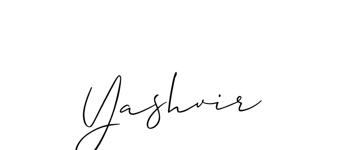 Make a beautiful signature design for name Yashvir. Use this online signature maker to create a handwritten signature for free. Yashvir signature style 2 images and pictures png