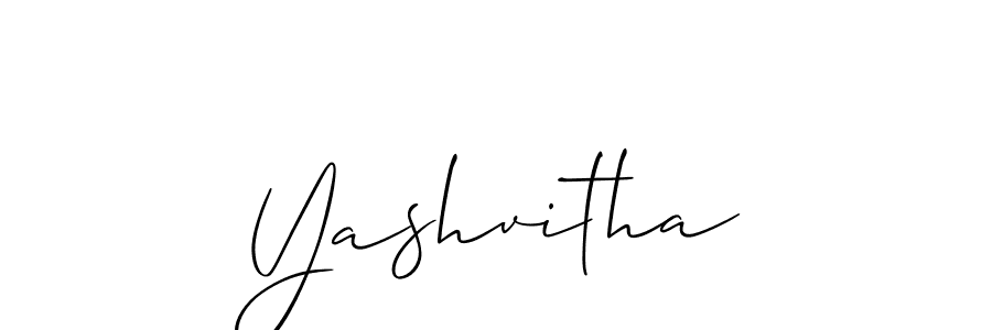 How to make Yashvitha name signature. Use Allison_Script style for creating short signs online. This is the latest handwritten sign. Yashvitha signature style 2 images and pictures png