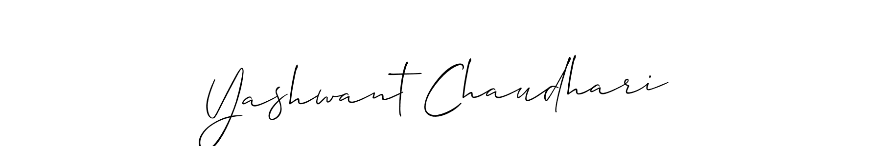 Once you've used our free online signature maker to create your best signature Allison_Script style, it's time to enjoy all of the benefits that Yashwant Chaudhari name signing documents. Yashwant Chaudhari signature style 2 images and pictures png