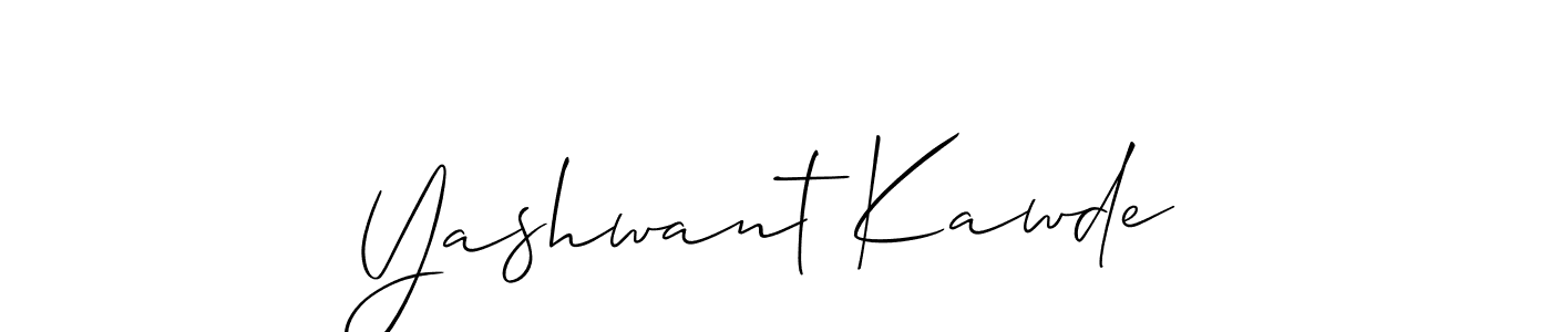 Make a beautiful signature design for name Yashwant Kawde. Use this online signature maker to create a handwritten signature for free. Yashwant Kawde signature style 2 images and pictures png