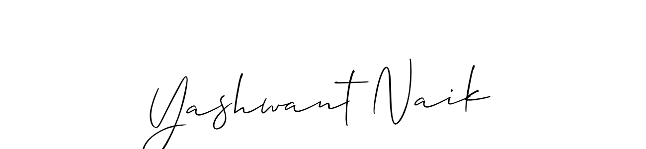 Yashwant Naik stylish signature style. Best Handwritten Sign (Allison_Script) for my name. Handwritten Signature Collection Ideas for my name Yashwant Naik. Yashwant Naik signature style 2 images and pictures png