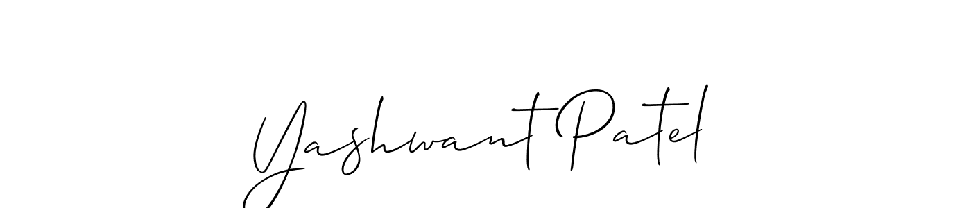 if you are searching for the best signature style for your name Yashwant Patel. so please give up your signature search. here we have designed multiple signature styles  using Allison_Script. Yashwant Patel signature style 2 images and pictures png