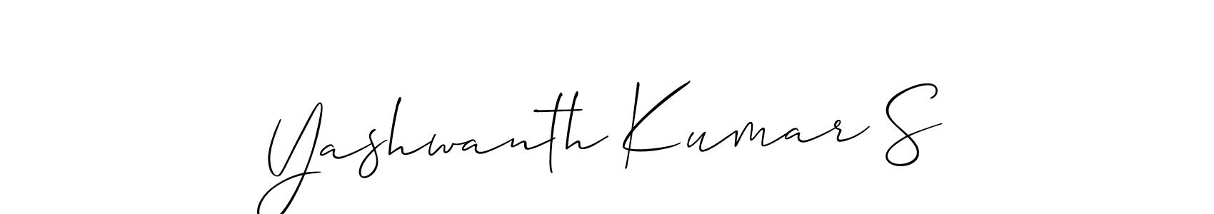 Once you've used our free online signature maker to create your best signature Allison_Script style, it's time to enjoy all of the benefits that Yashwanth Kumar S name signing documents. Yashwanth Kumar S signature style 2 images and pictures png
