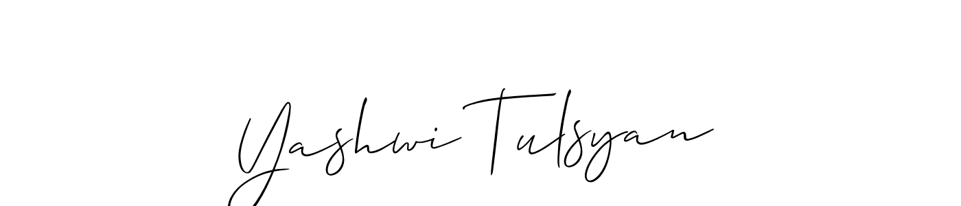 You can use this online signature creator to create a handwritten signature for the name Yashwi Tulsyan. This is the best online autograph maker. Yashwi Tulsyan signature style 2 images and pictures png