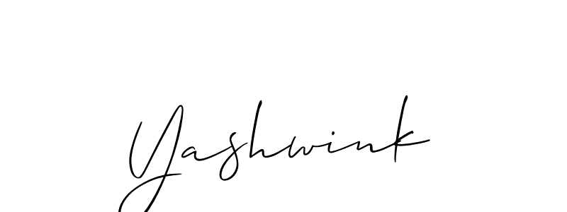 if you are searching for the best signature style for your name Yashwink. so please give up your signature search. here we have designed multiple signature styles  using Allison_Script. Yashwink signature style 2 images and pictures png