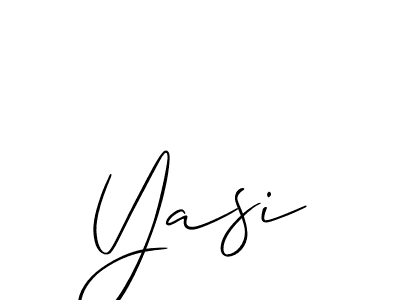 Make a beautiful signature design for name Yasi. Use this online signature maker to create a handwritten signature for free. Yasi signature style 2 images and pictures png
