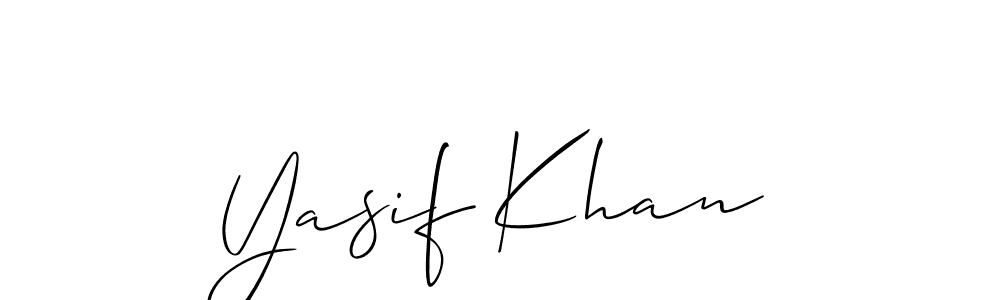 Best and Professional Signature Style for Yasif Khan. Allison_Script Best Signature Style Collection. Yasif Khan signature style 2 images and pictures png