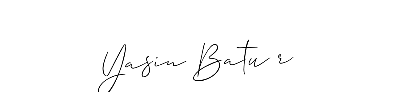 Best and Professional Signature Style for Yasin Batuلr. Allison_Script Best Signature Style Collection. Yasin Batuلr signature style 2 images and pictures png