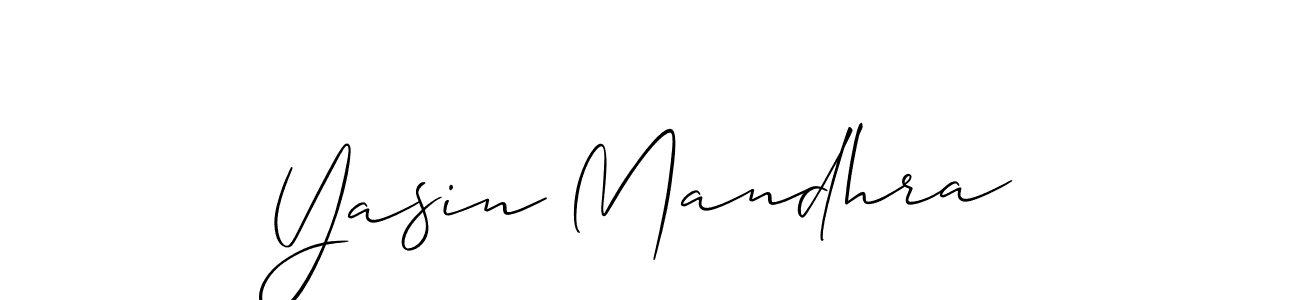 Best and Professional Signature Style for Yasin Mandhra. Allison_Script Best Signature Style Collection. Yasin Mandhra signature style 2 images and pictures png