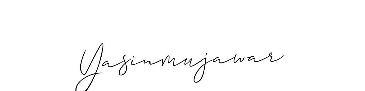 The best way (Allison_Script) to make a short signature is to pick only two or three words in your name. The name Yasinmujawar include a total of six letters. For converting this name. Yasinmujawar signature style 2 images and pictures png