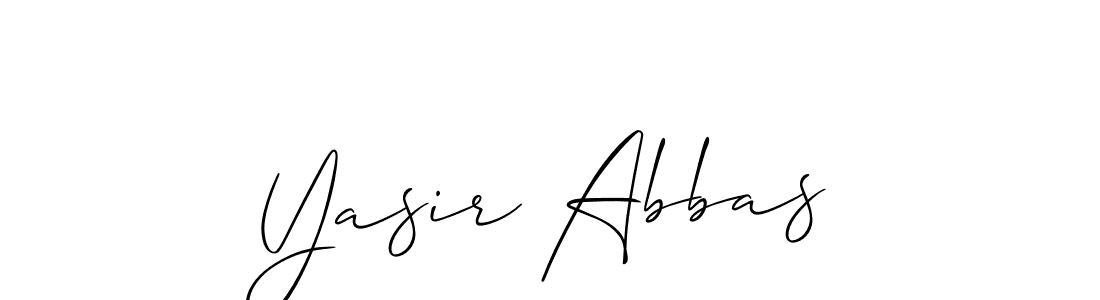 Similarly Allison_Script is the best handwritten signature design. Signature creator online .You can use it as an online autograph creator for name Yasir Abbas. Yasir Abbas signature style 2 images and pictures png