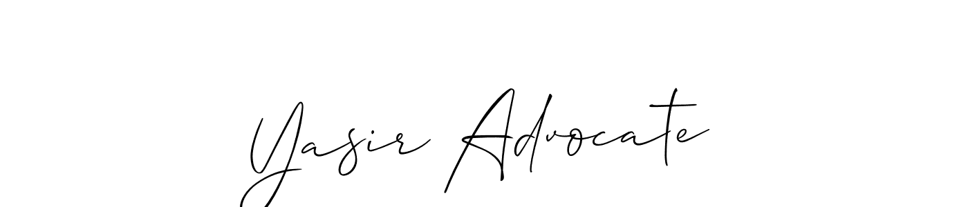 Check out images of Autograph of Yasir Advocate name. Actor Yasir Advocate Signature Style. Allison_Script is a professional sign style online. Yasir Advocate signature style 2 images and pictures png