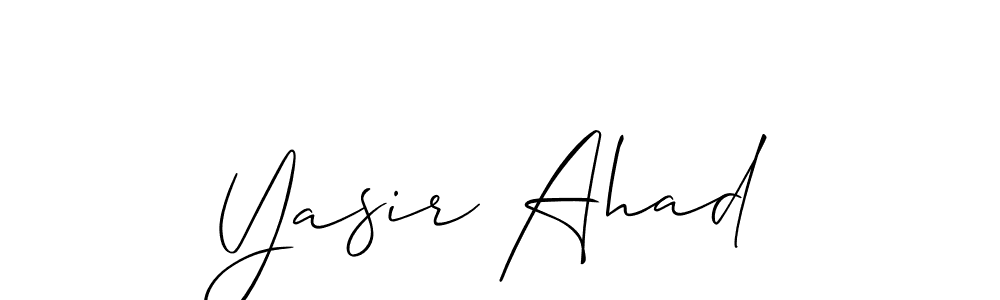 Here are the top 10 professional signature styles for the name Yasir Ahad. These are the best autograph styles you can use for your name. Yasir Ahad signature style 2 images and pictures png