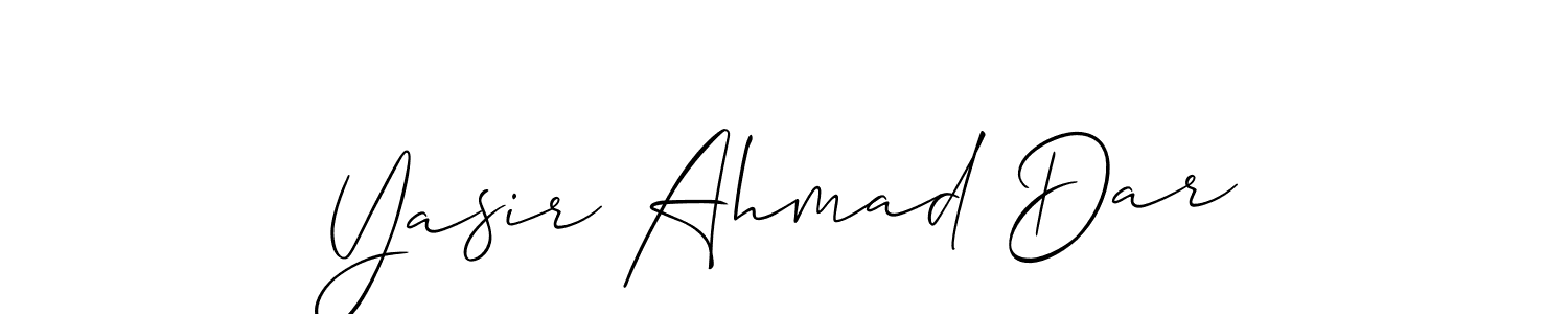 Best and Professional Signature Style for Yasir Ahmad Dar. Allison_Script Best Signature Style Collection. Yasir Ahmad Dar signature style 2 images and pictures png